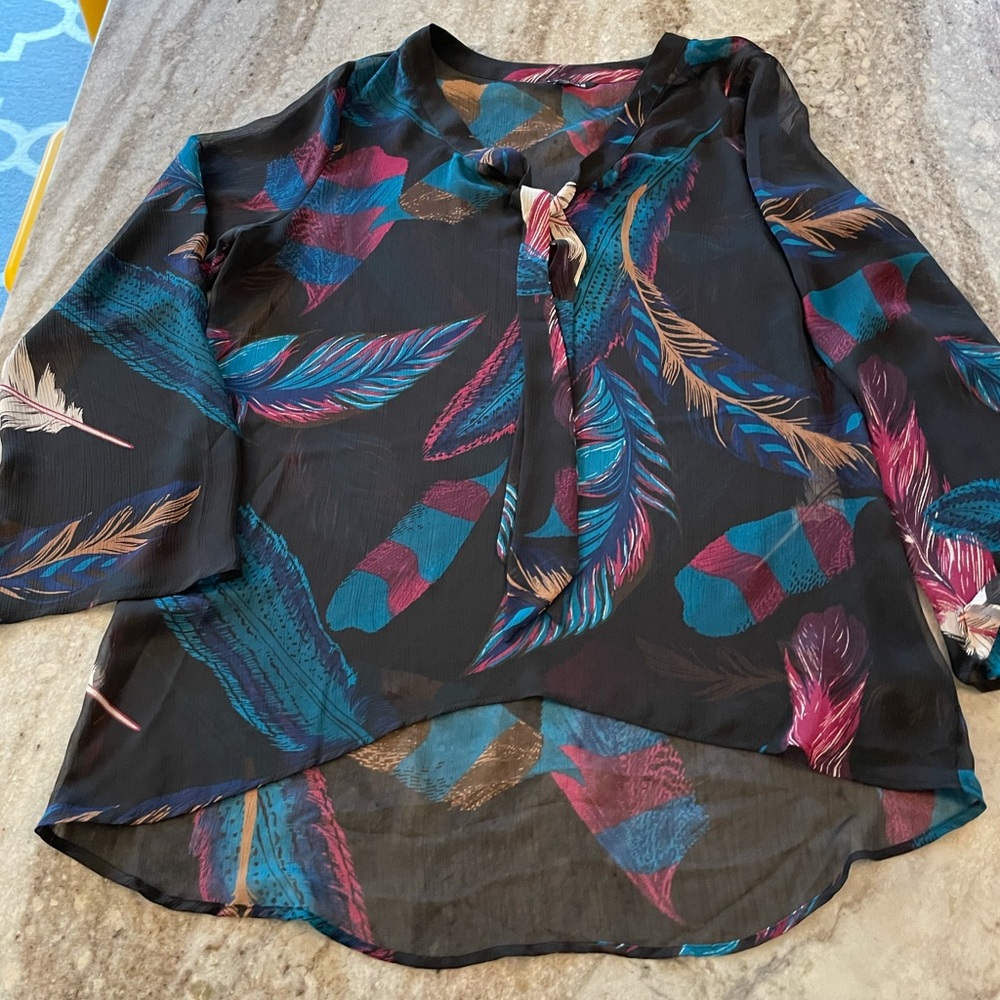 Sheer, flowy top!